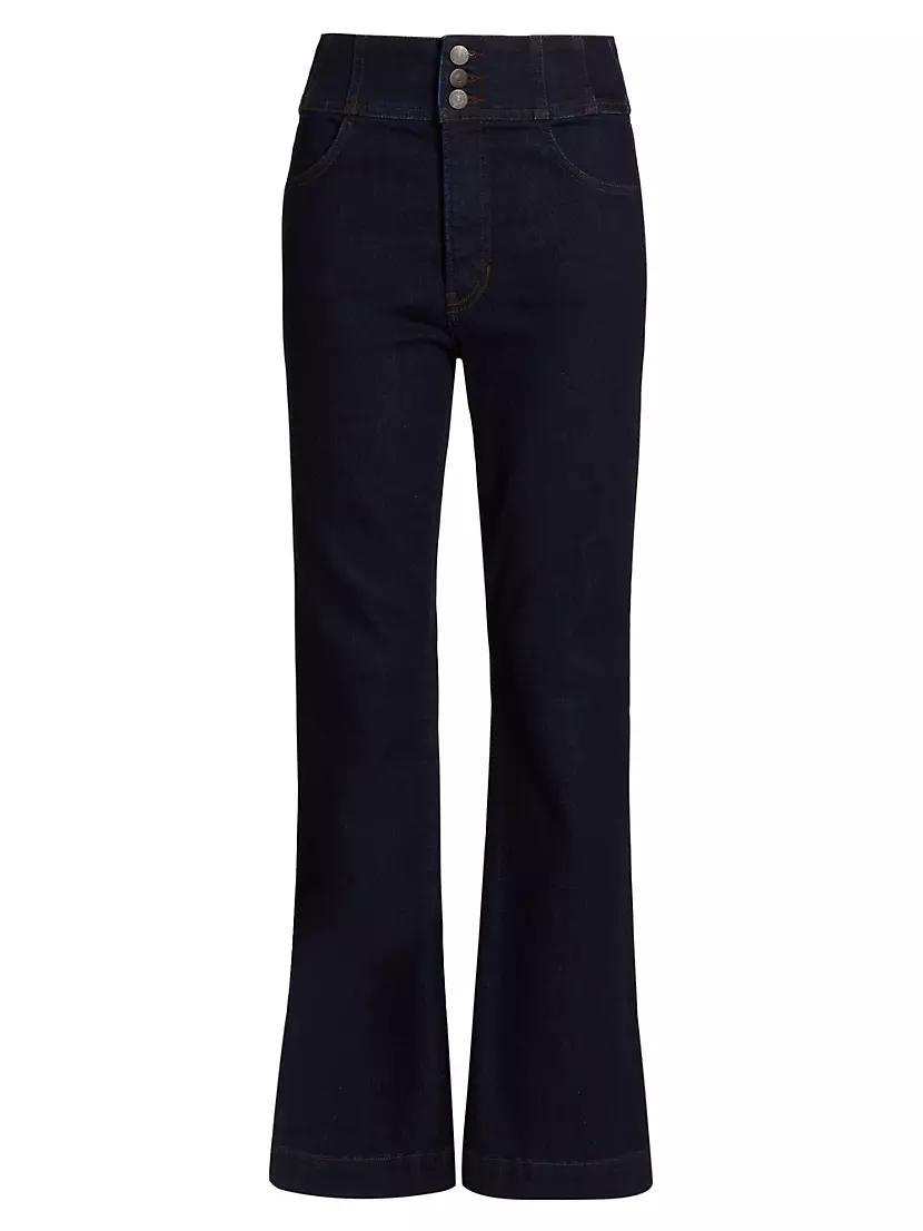 Carson High-Rise Stretch Flare Jeans Product Image