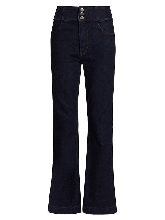 Womens Carson High-Rise Stretch Flare Jeans Product Image