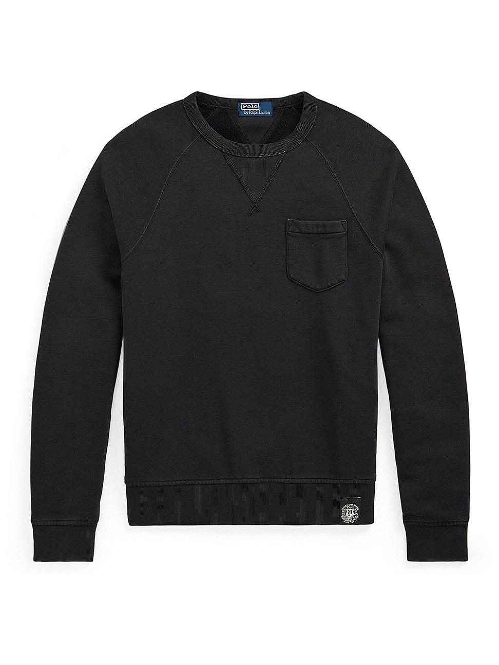 Mens Garment-Dyed Fleece Sweatshirt Product Image