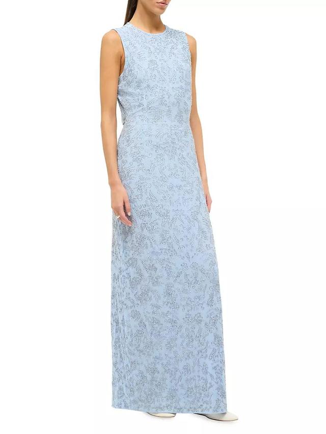 Como Beaded Column Maxi Dress Product Image