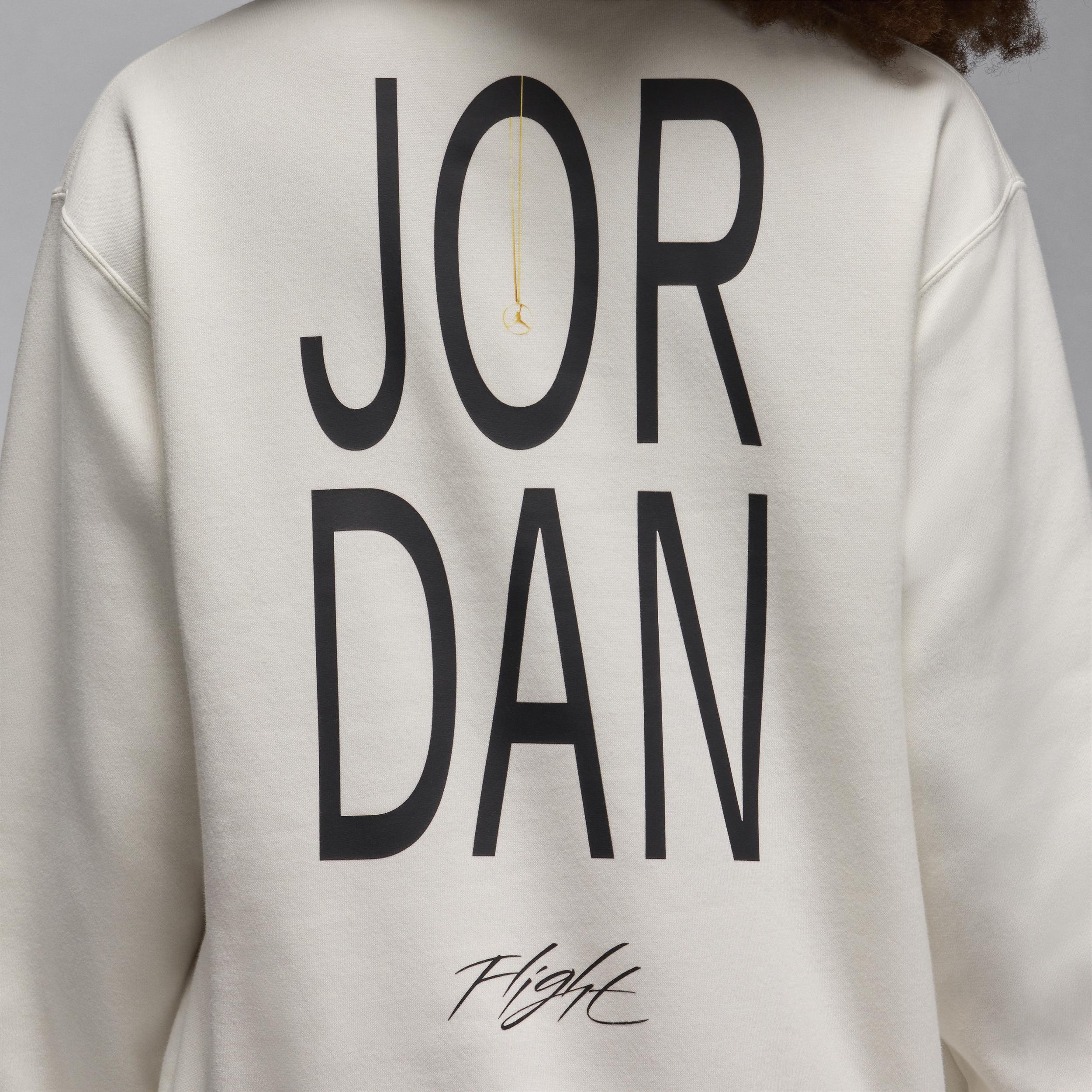 Jordan Artist Series by Darien Birks Women's Fleece Crew-Neck Sweatshirt Product Image