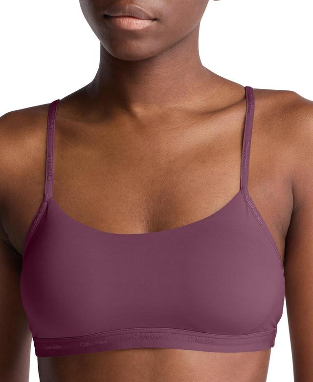 Calvin Klein Womens Lightly Lined Bralette QF7554 Product Image