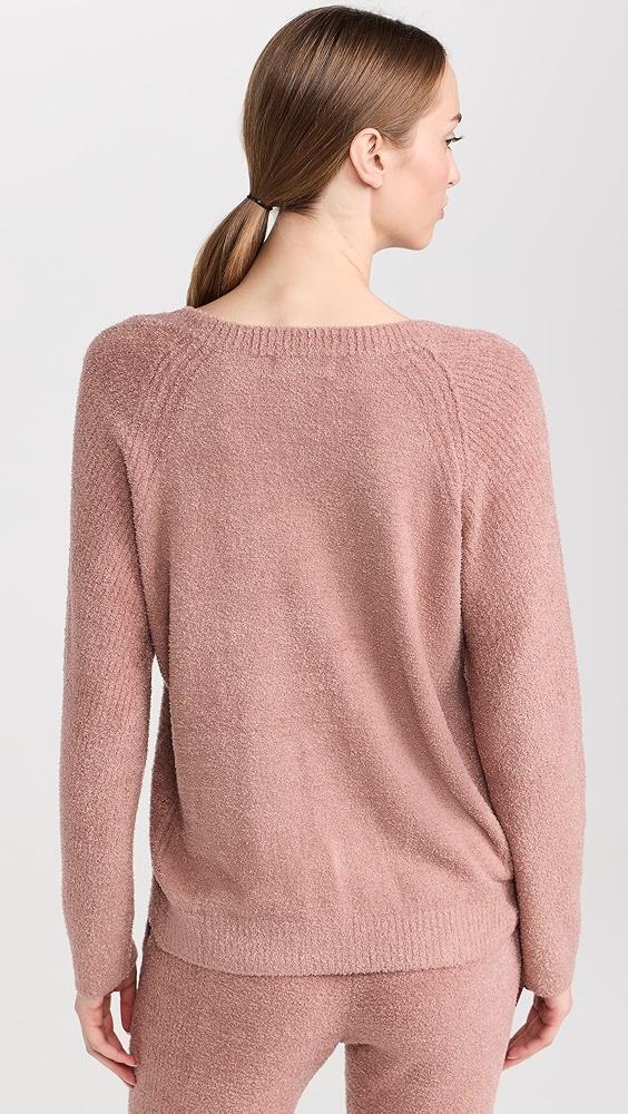 Barefoot Dreams CozyChic Lite Rib Blocked Pullover | Shopbop Product Image