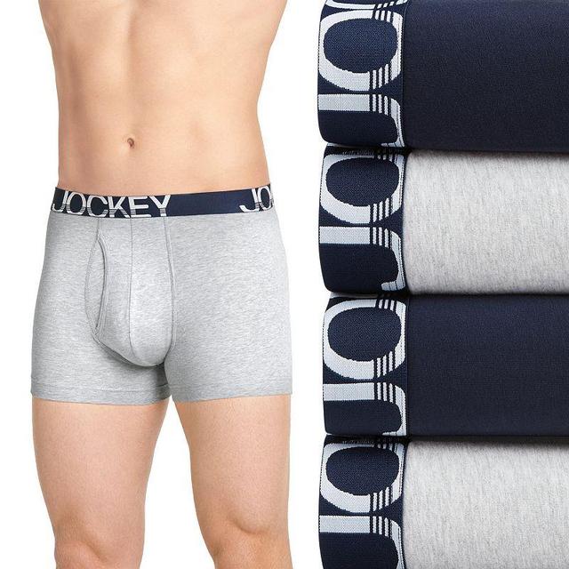 Mens Jockey ActiveStretch 3-Pack + 1 Bonus Boxer Briefs Product Image