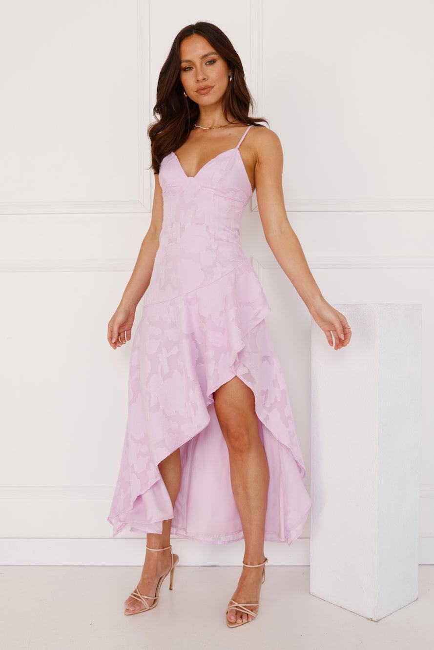 Touch Of Magic Midi Dress Lilac Product Image