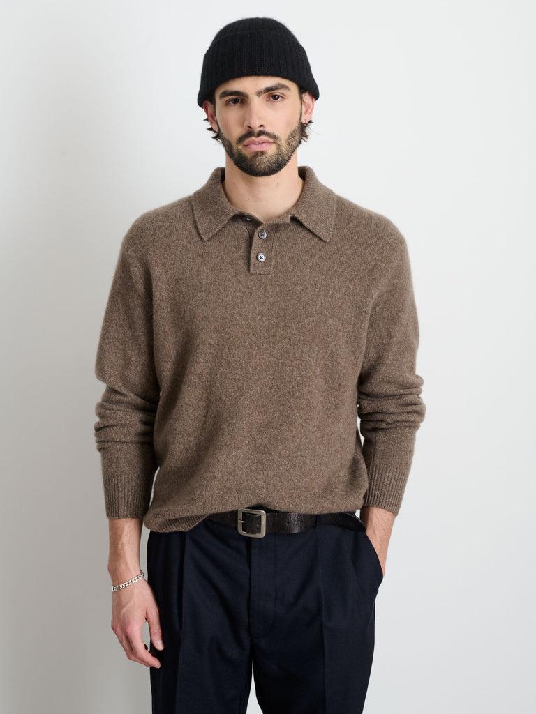 Jacob Polo Sweater In Cashmere Product Image