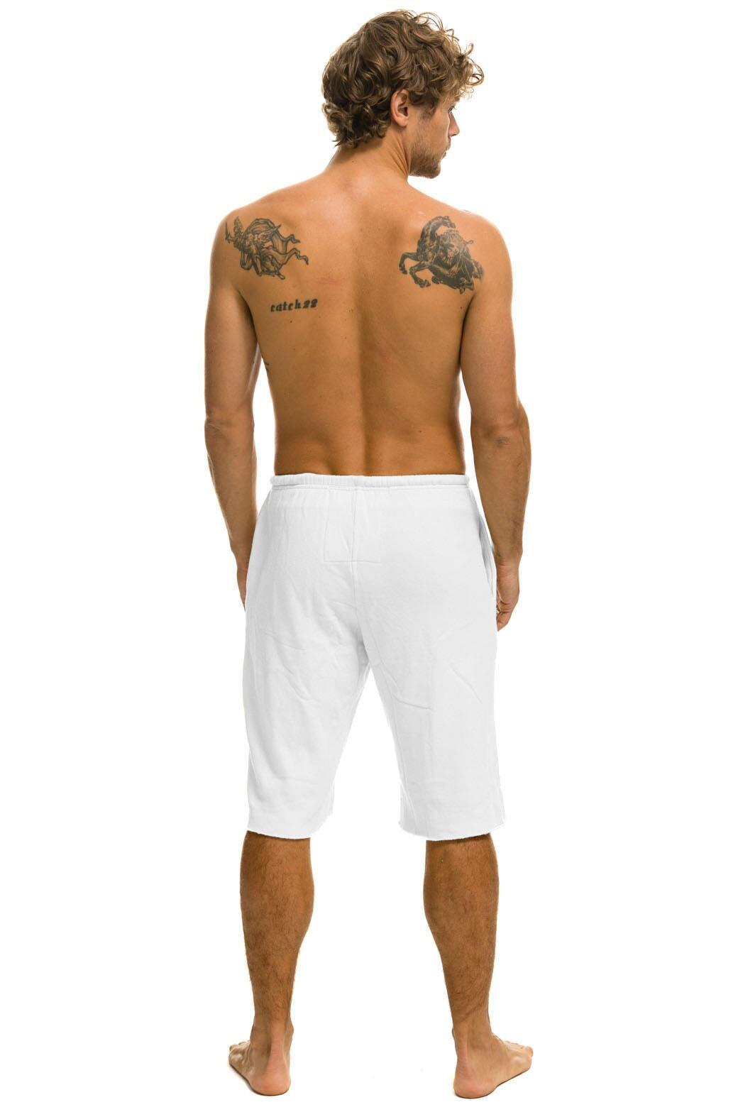 MEN'S LOGO SWEATSHORTS - WHITE Male Product Image