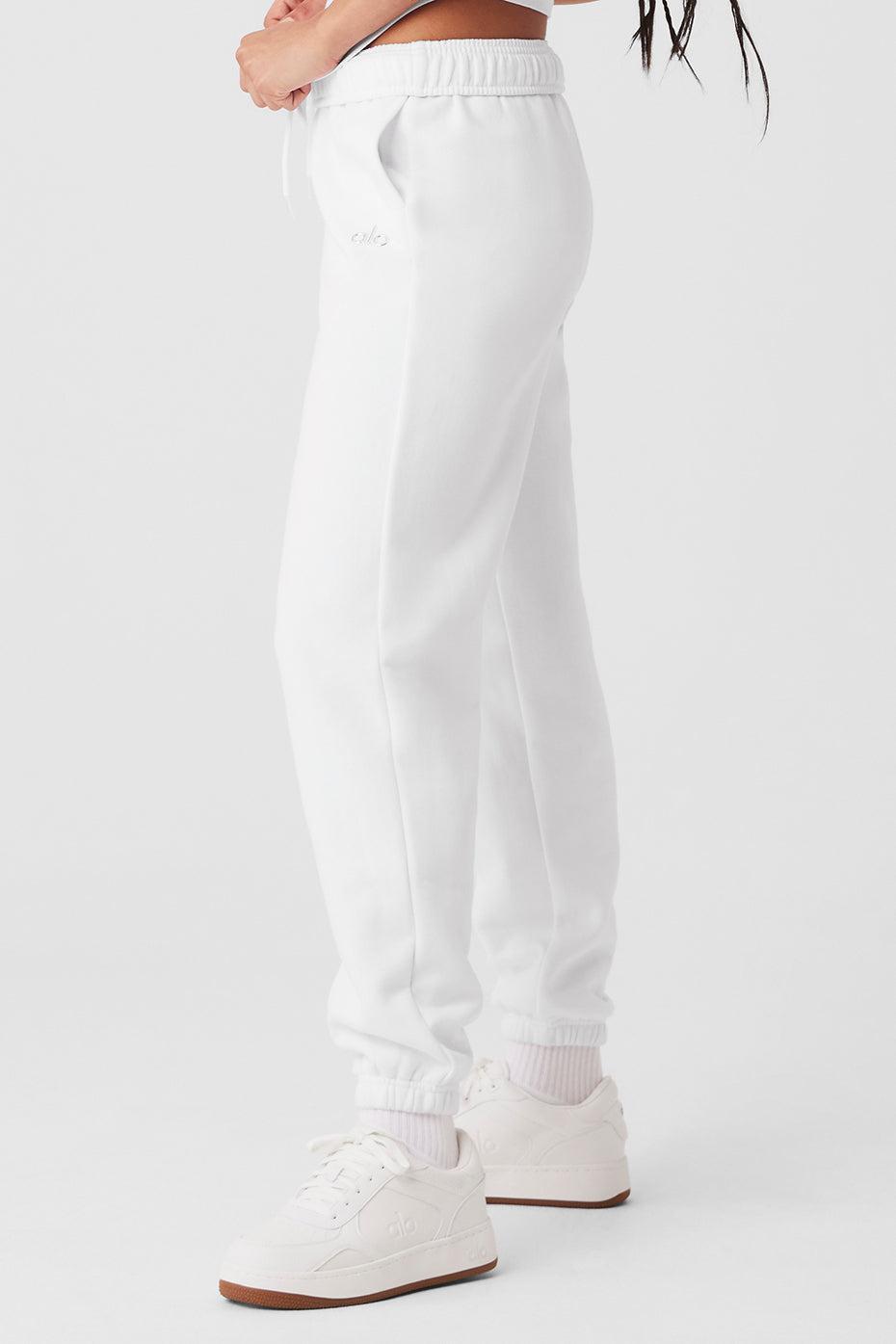 Accolade Sweatpant - White Female Product Image