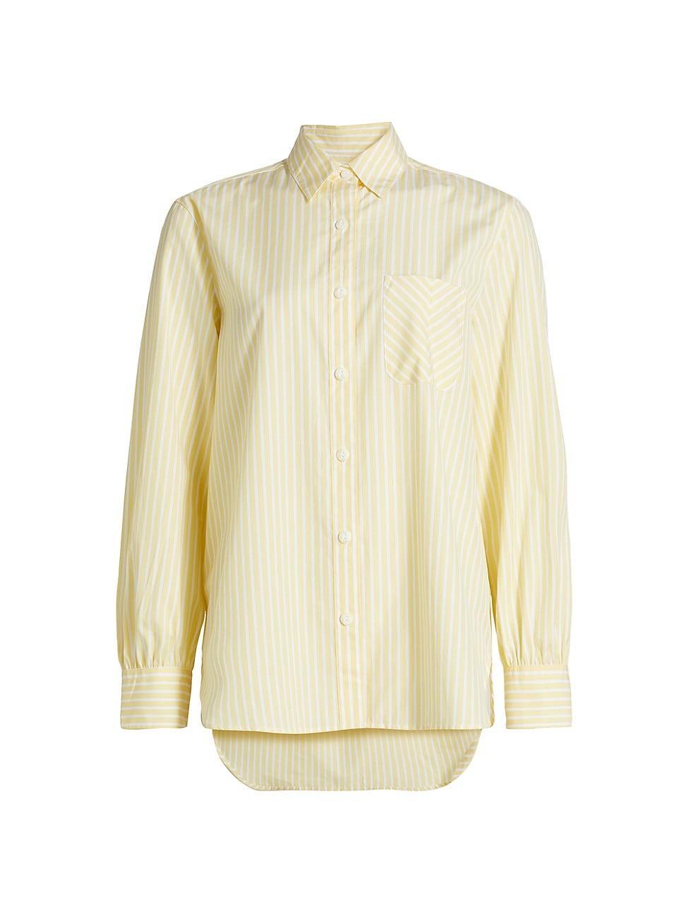 rag & bone Maxine Stripe Cotton Button-Up Shirt Product Image