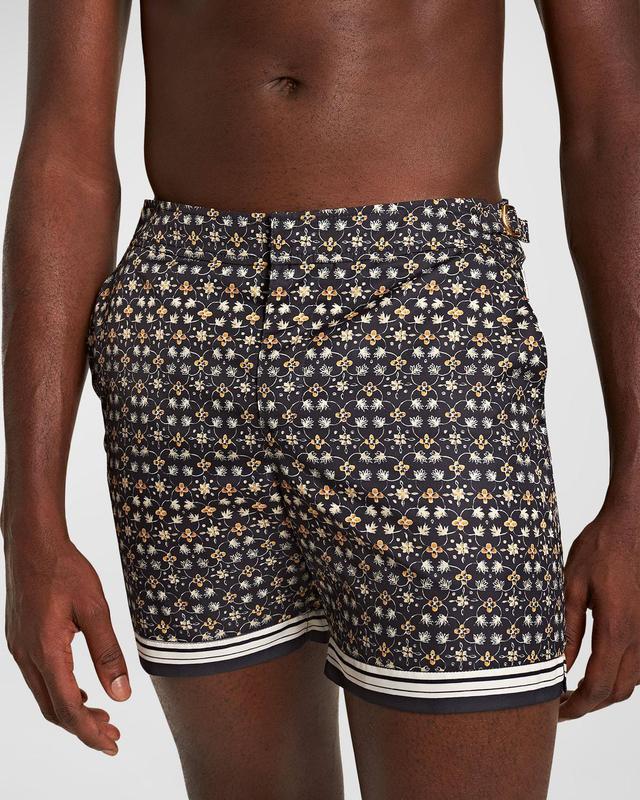 Mens Bulldog Floral Shorts Product Image