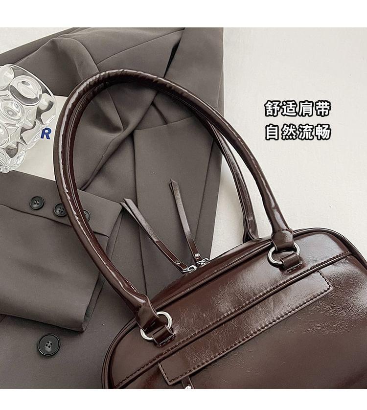 Faux Leather Tote Bag Product Image