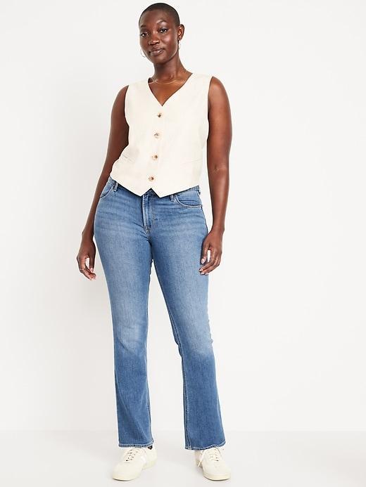 Mid-Rise Wow Boot-Cut Jeans Product Image