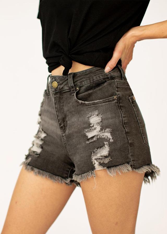 Markelle Shorts in Washed Black Product Image