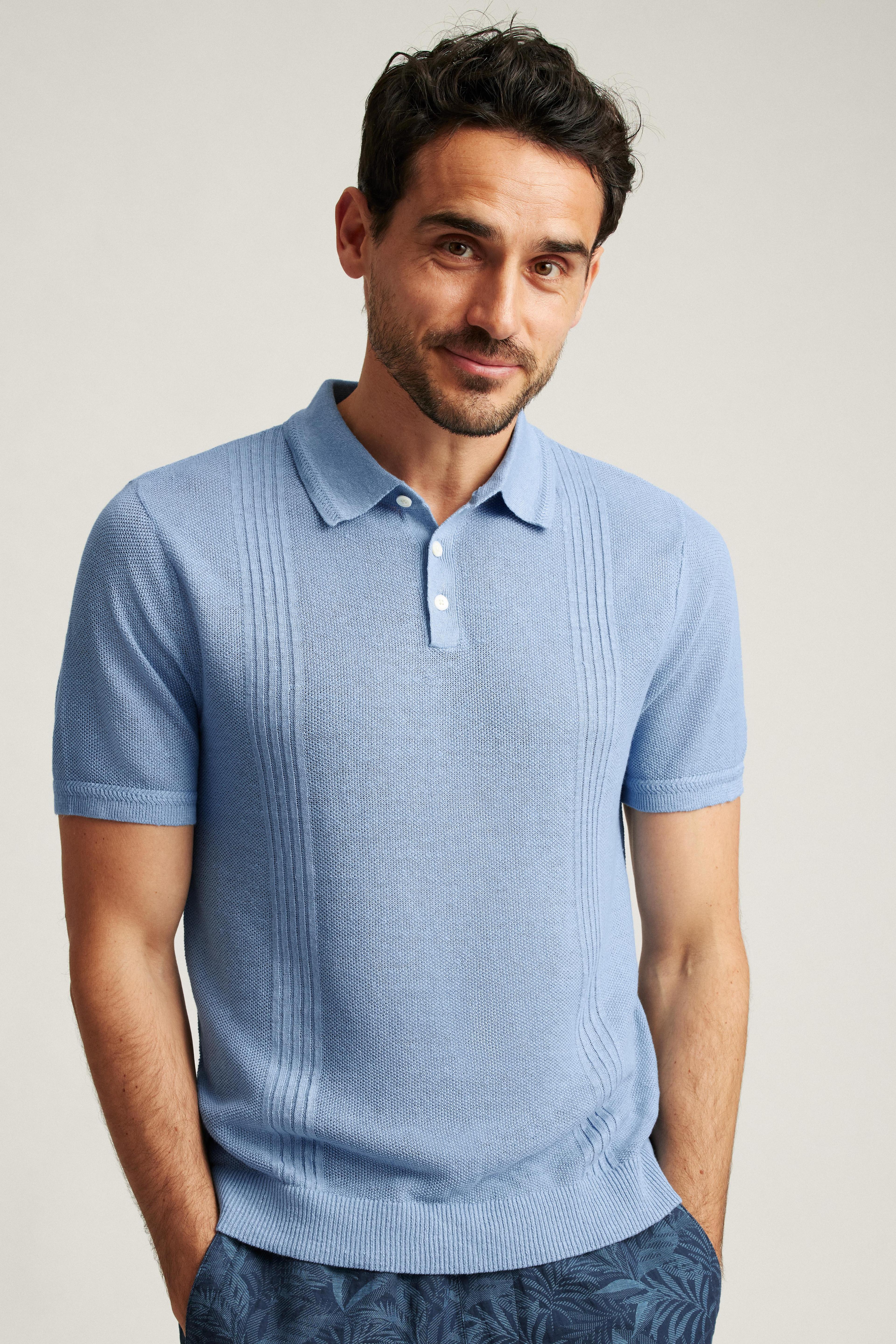 Hudson Italian Sweater Polo Product Image