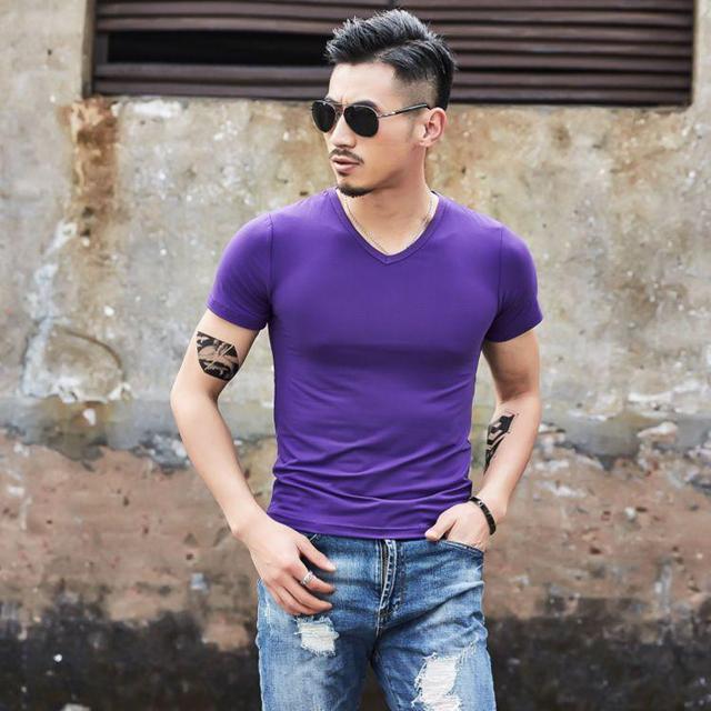 Plain Short-Sleeve T-Shirt Product Image