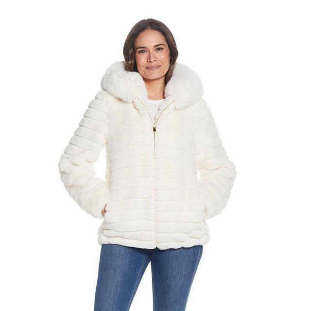 Gallery Hooded Faux Fur Jacket Product Image