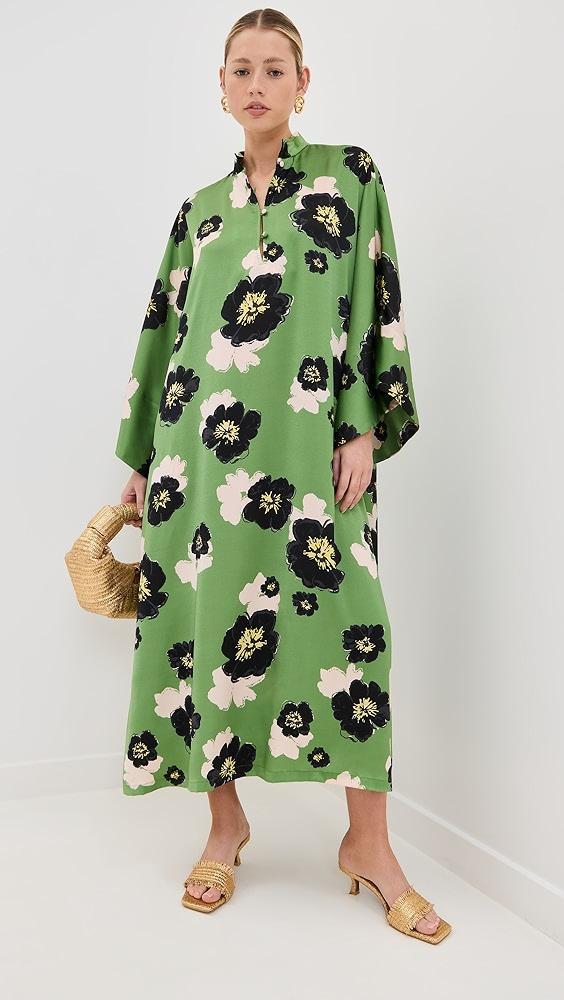 La Vie Style House Brushed Floral Maxi Caftan | Shopbop Product Image