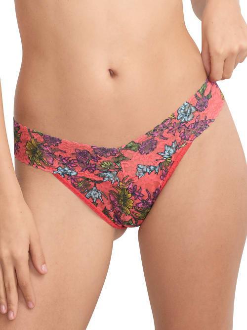 Hanky Panky Print Lace Original Rise Thong Product Image