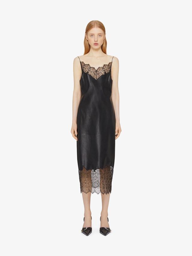 Dress in leather and lace Product Image