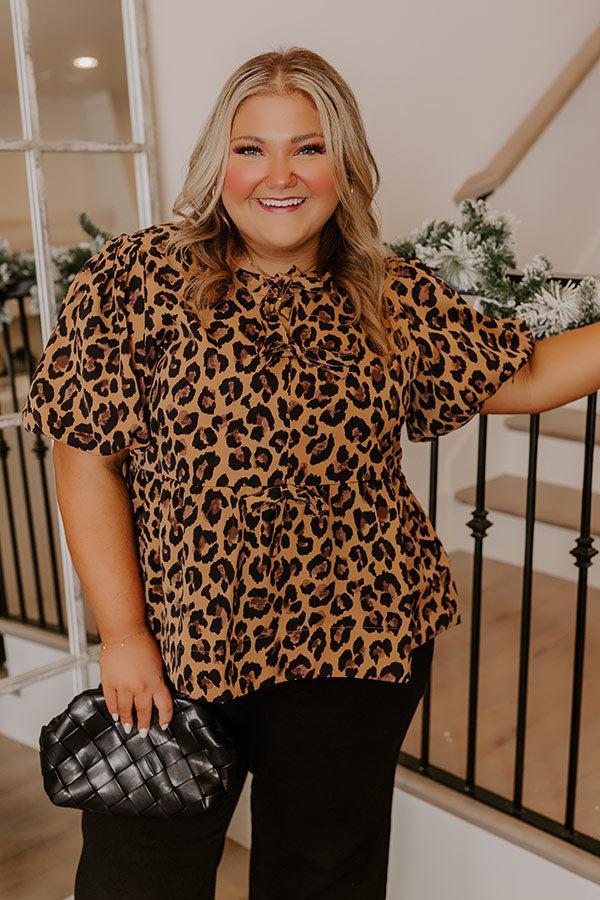 Leopard Love Shift Top Curves Product Image