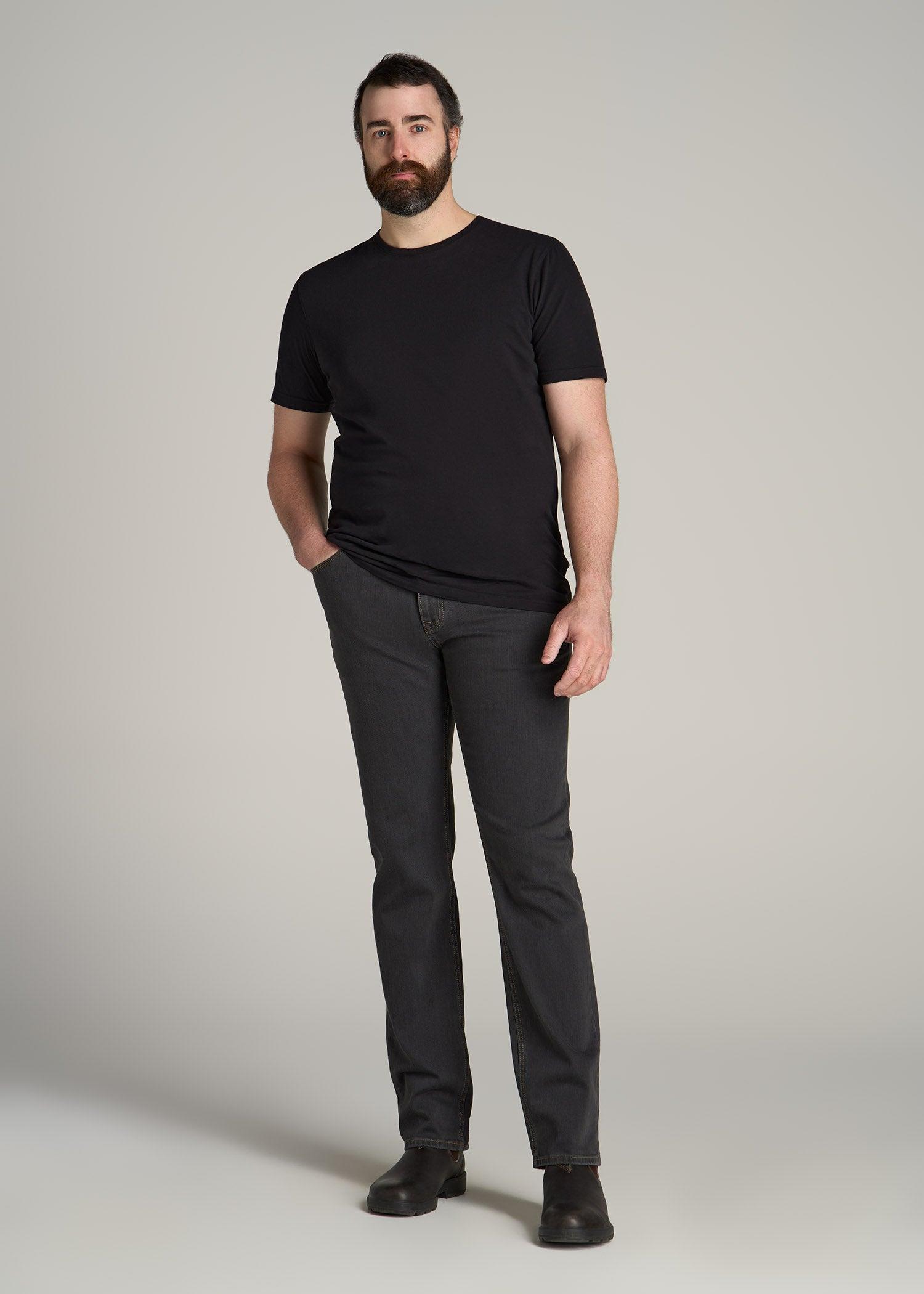 LJ&S STRAIGHT LEG Jeans for Tall Men in Vintage Black Male Product Image