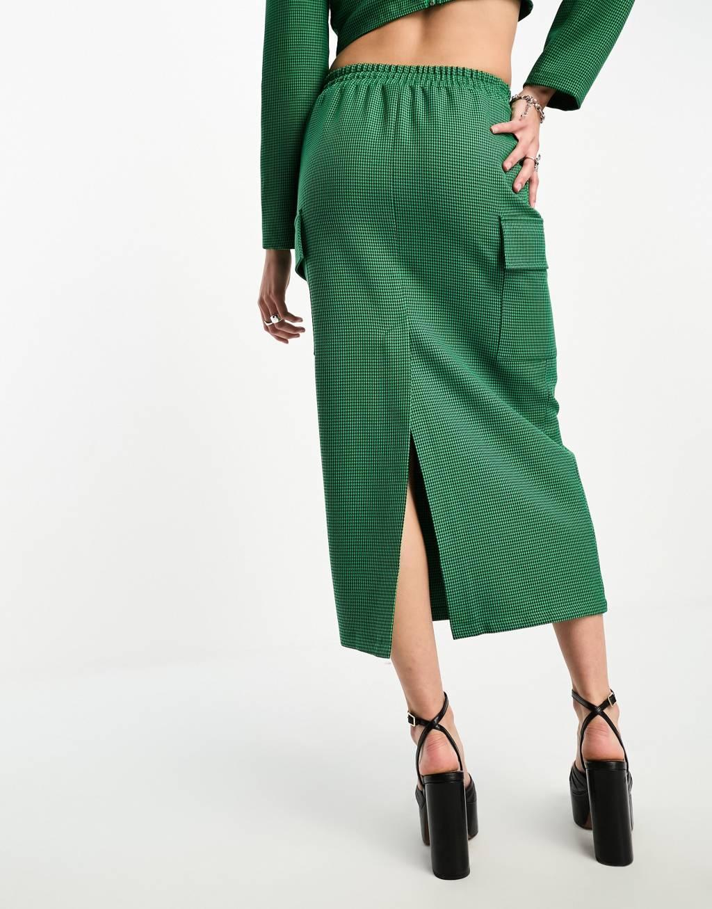 Extro & Vert maxi skirt with split Product Image