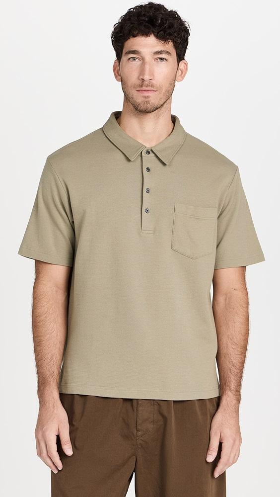 FRAME Duo Fold Polo Shirt | Shopbop Product Image