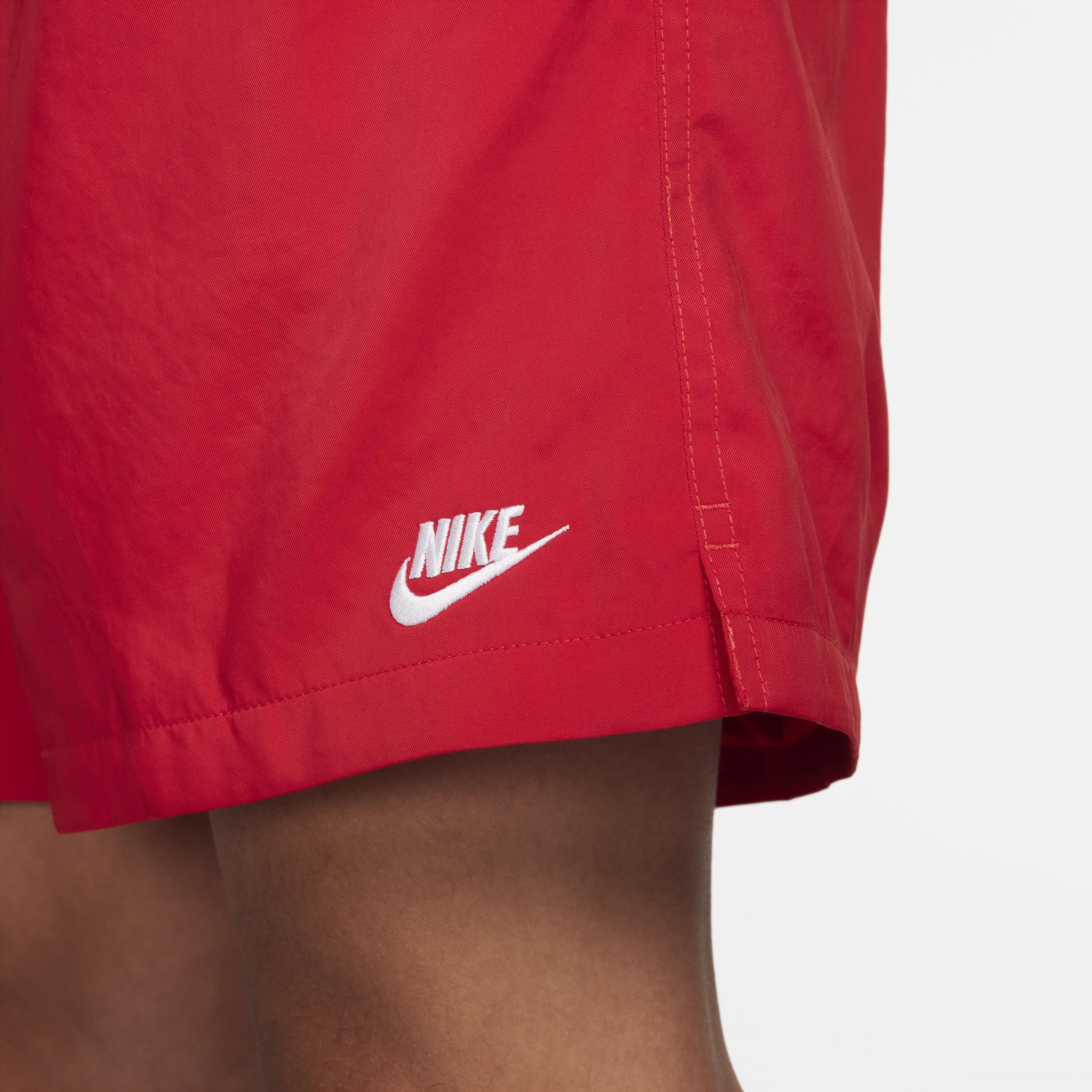 Nike Mens Nike Club Flow Shorts - Mens University Red/White Product Image