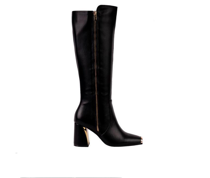 Women's Ninety Union Link Knee High Heeled Boots Product Image