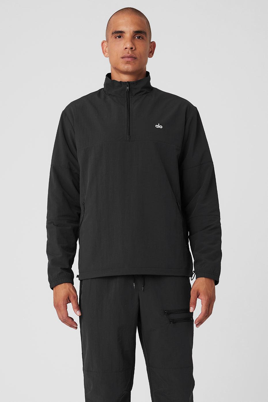 Takeaway Track Pullover - Black Male Product Image