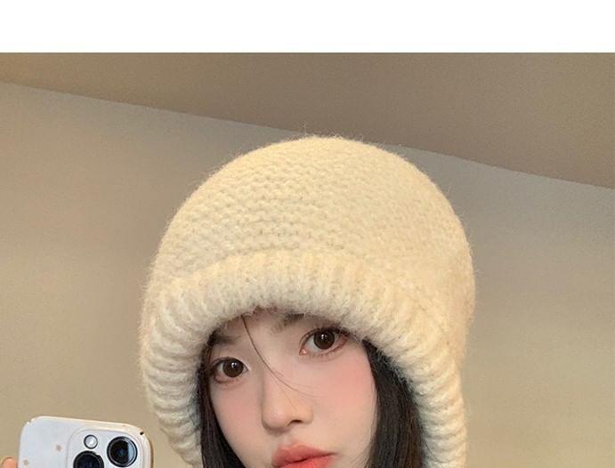 Plain Knit Hat Product Image