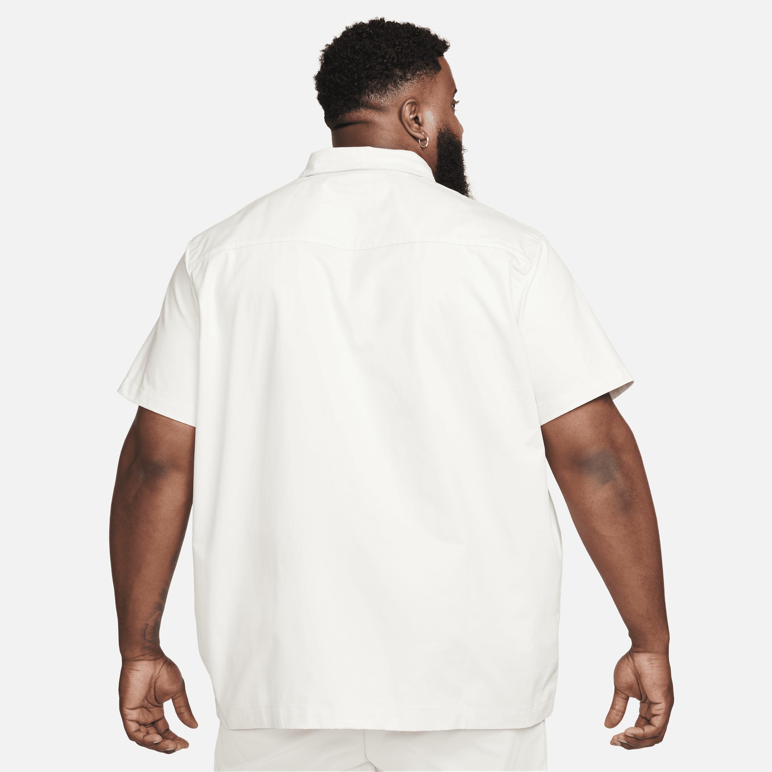 Nike Woven Military Short-Sleeve Button-Down Shirt Product Image