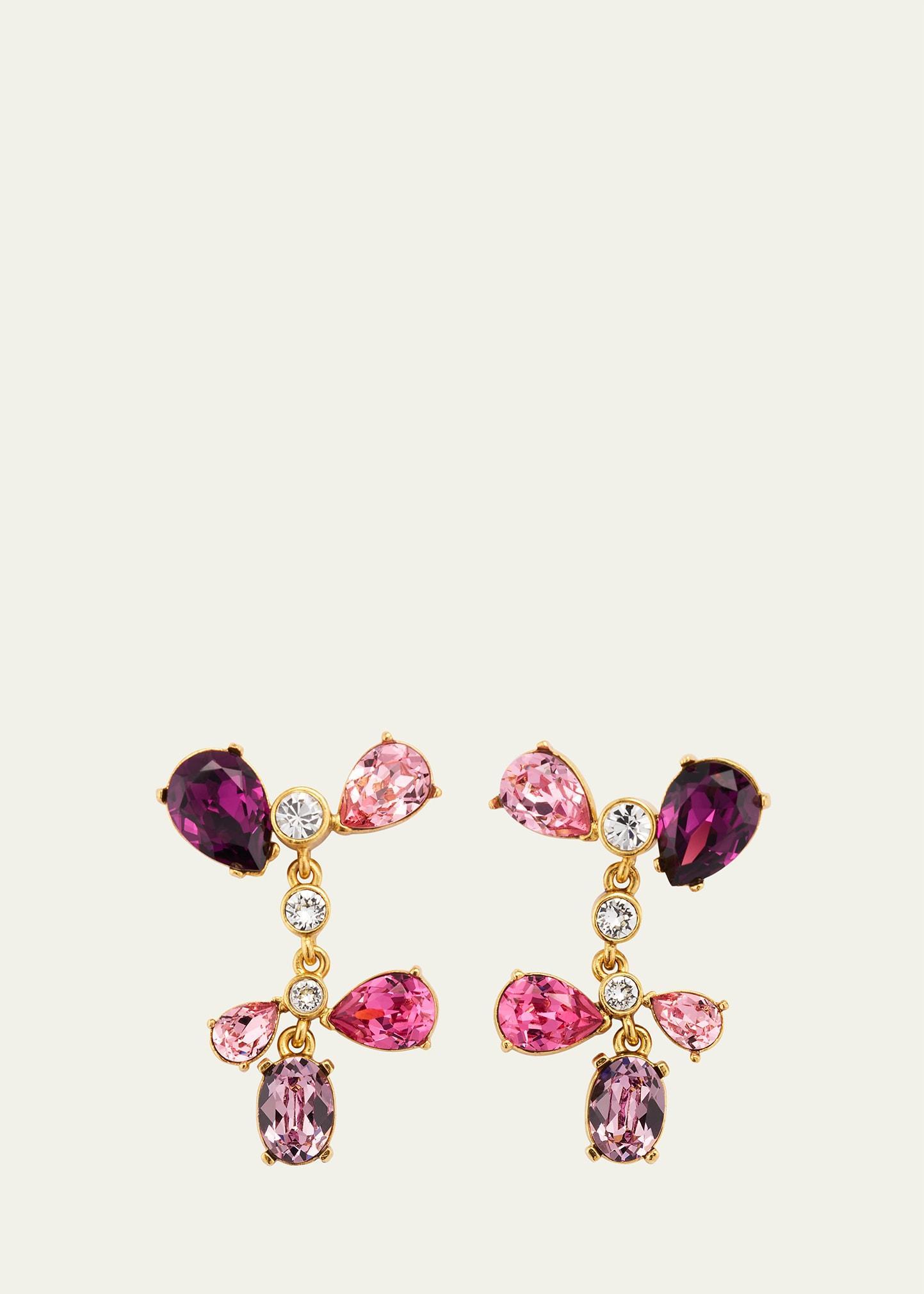 Crystal Cactus Chandelier Earrings product image