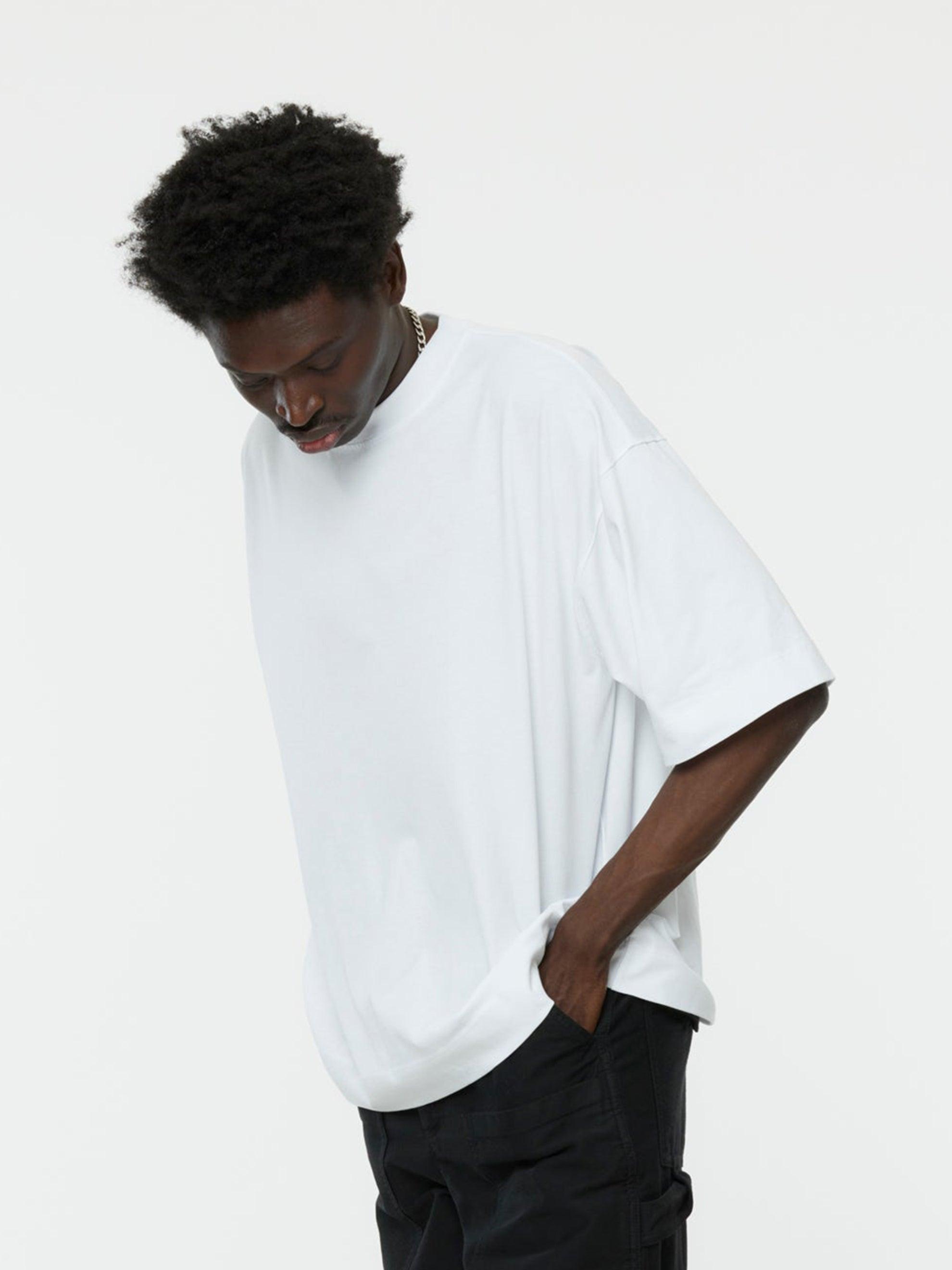 Hen Heavy Jersey T-Shirt (White) Product Image