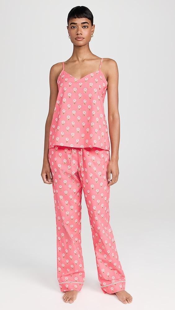 BedHead PJs Cotton Poplin Cami Long PJ Set | Shopbop Product Image