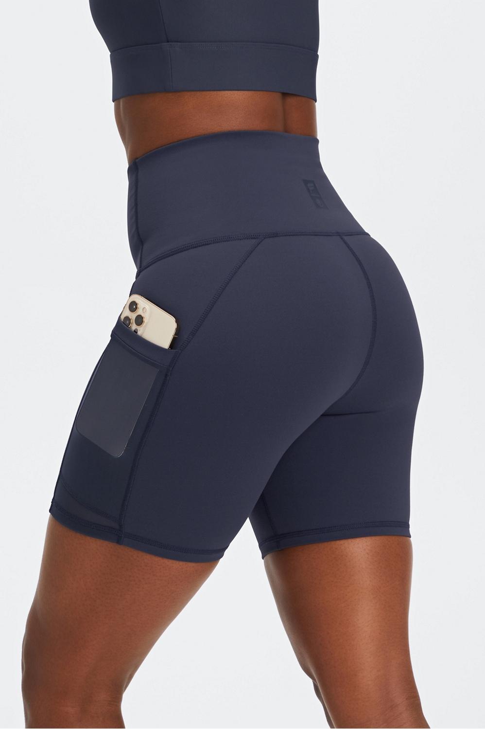 Fabletics Universal Tennis On-The-Go Mesh 6 Short Womens blue Size M Product Image