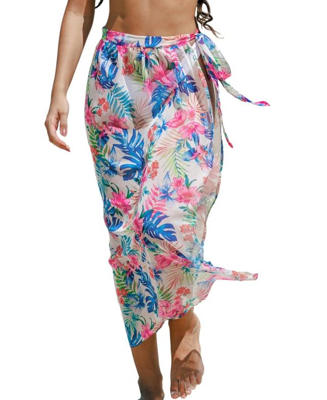 Cupshe Womens Tropical Side Tie Sarong Product Image