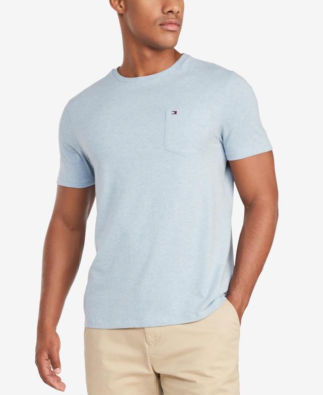 Tommy Hilfiger Mens Big & Tall Tommy Crew Neck Pocket T-Shirt Product Image