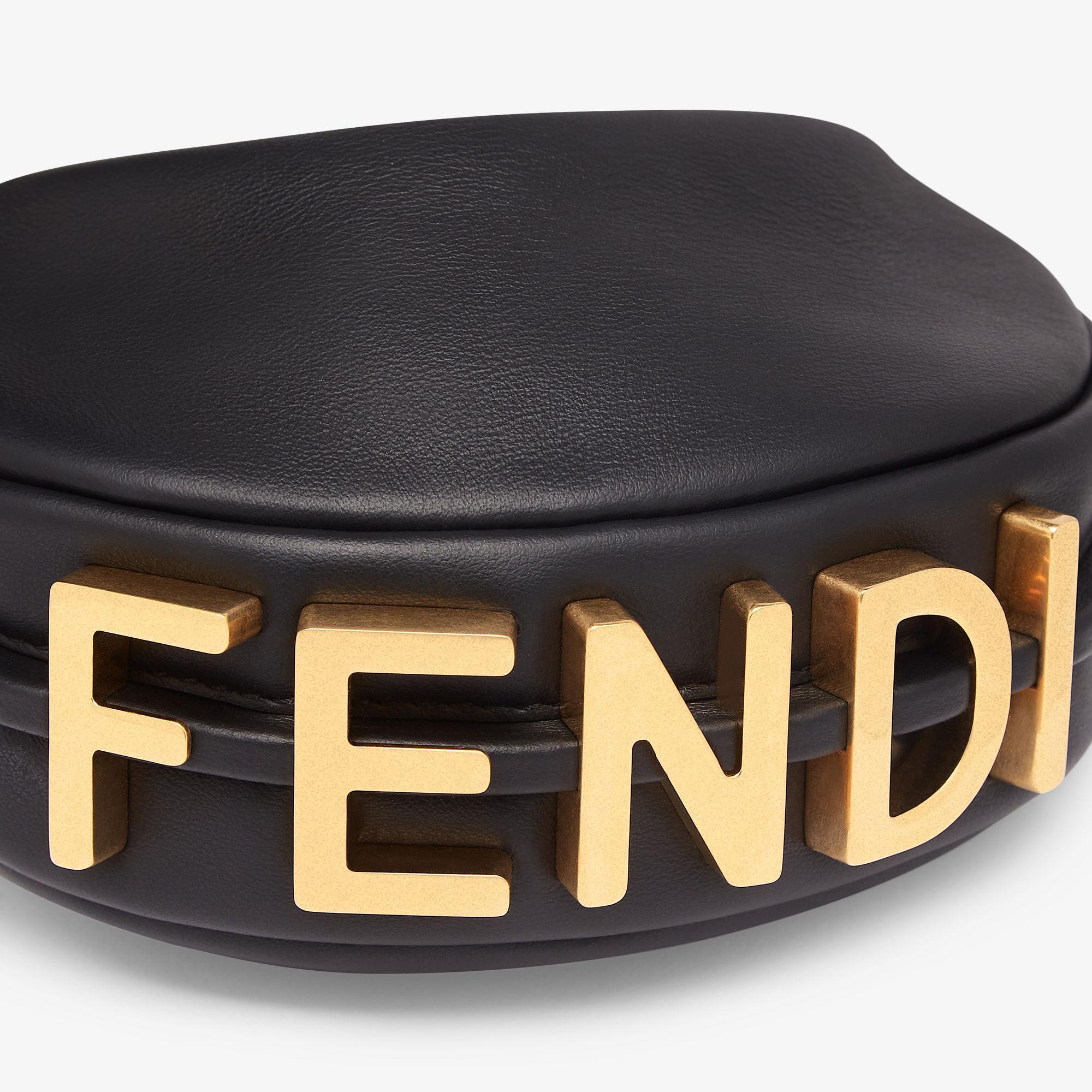 Nano FendigraphyBlack leather charm Product Image