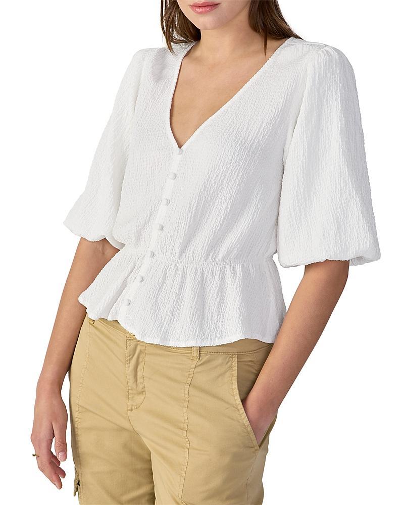 Sanctuary Textured Button Front Women's Clothing Product Image