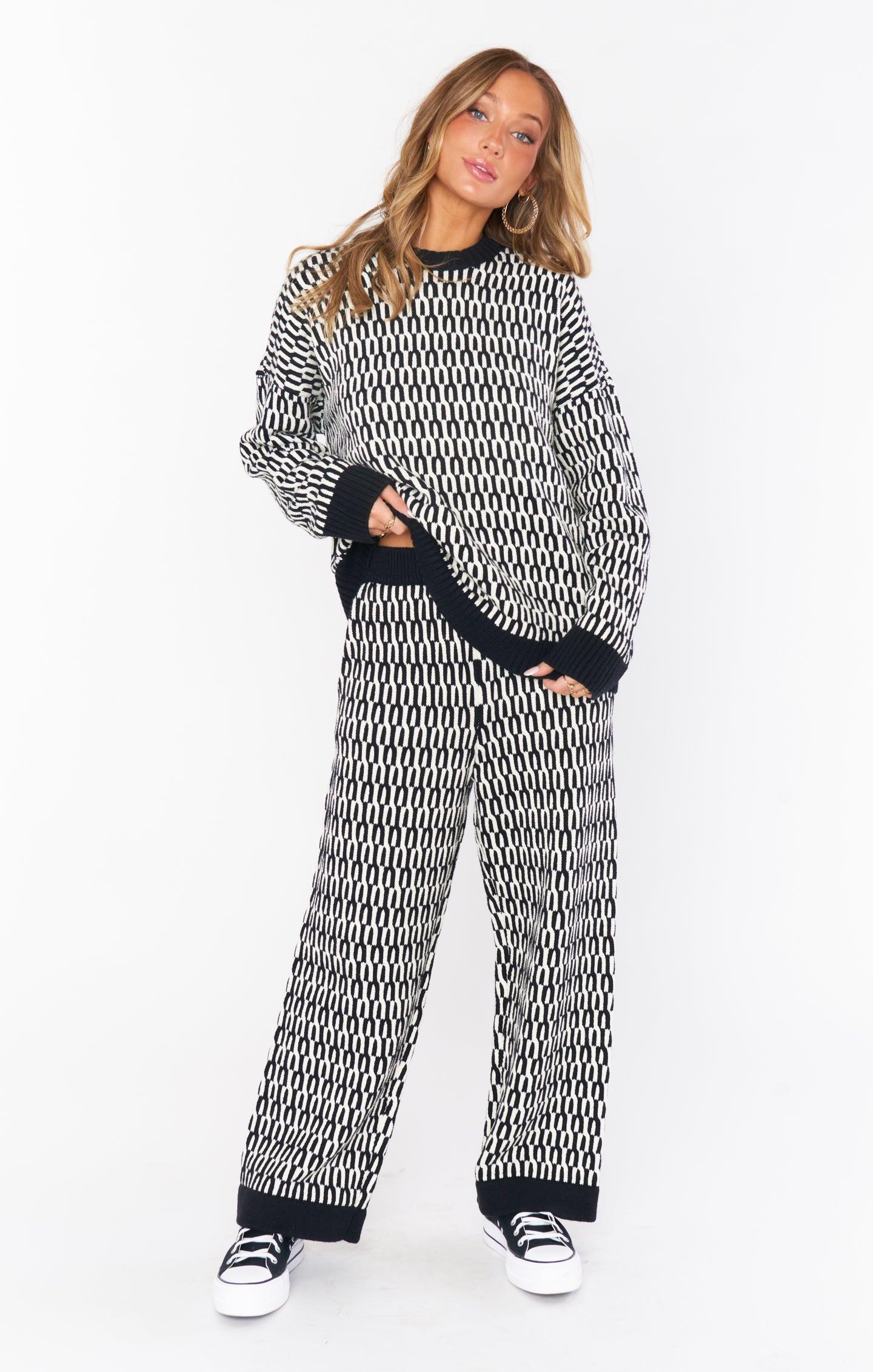 Samson Lounge Pants ~ Metro Geo Knit Product Image