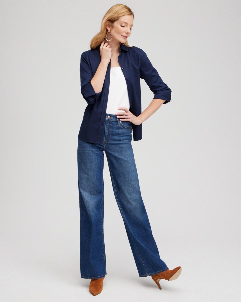 High Rise Wide Leg Jeans Product Image