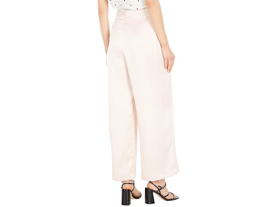 Badgley Mischka Wide Leg Cropped Pants (Blush) Women's Clothing Product Image