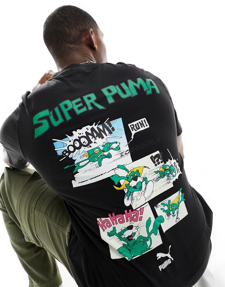 PUMA Mens PUMA Classics Super Multi Graphic T-Shirt - Mens Product Image