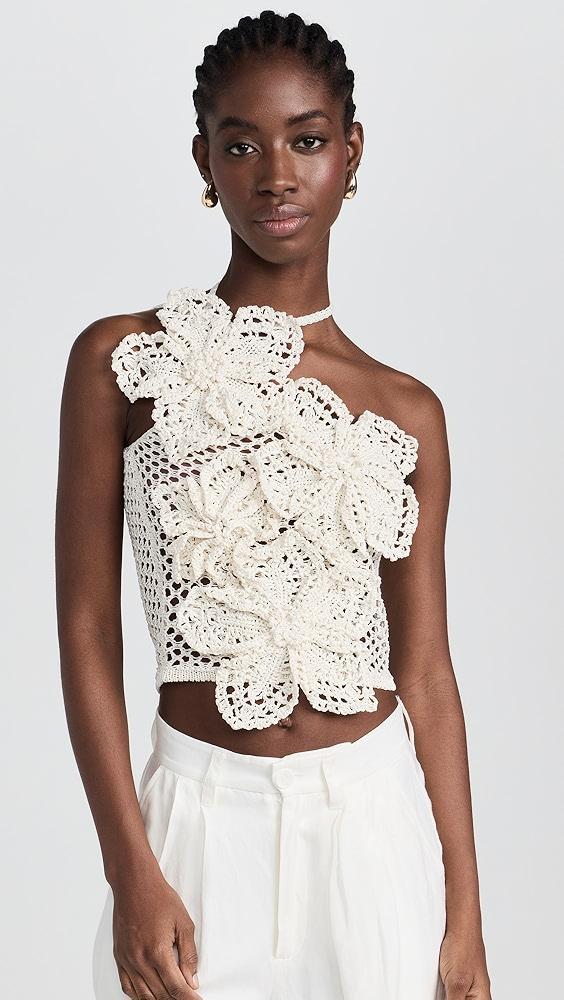 Cult Gaia Nazanin Crochet Top | Shopbop Product Image