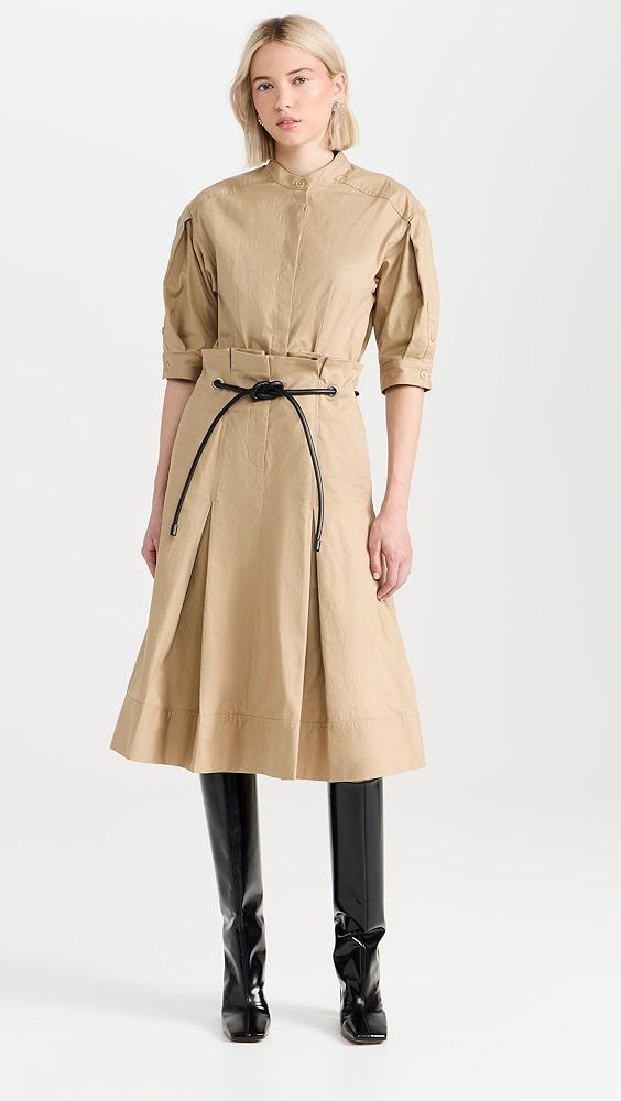 3.1 Phillip Lim Band Collar Origami Shirt Dress | Shopbop Product Image