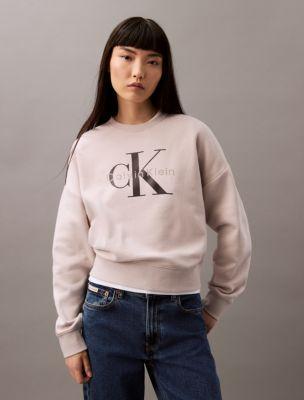 Monogram Logo Relaxed Crewneck Sweatshirt Product Image