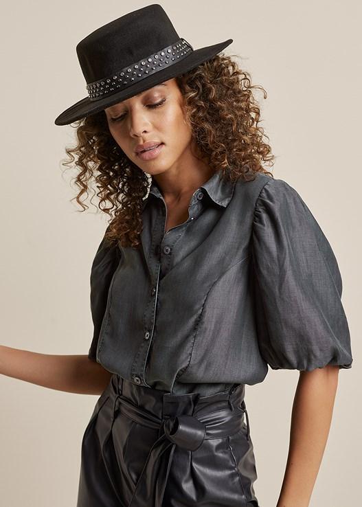 Puff Sleeve Button Down Top product image