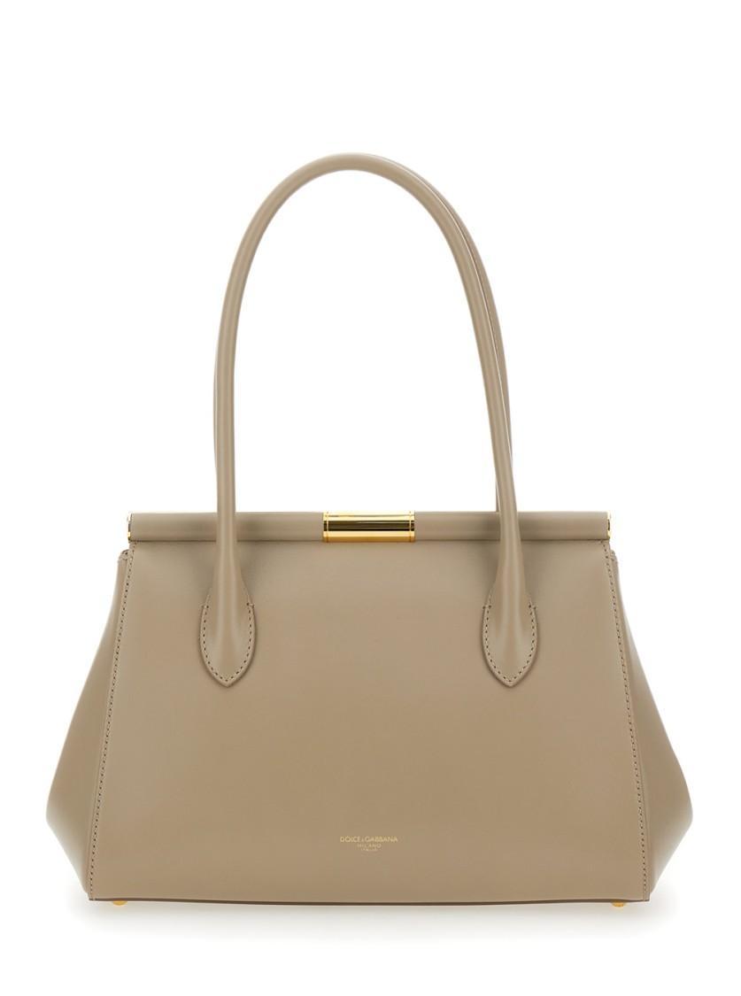 DOLCE & GABBANA Marlene Medium Bag In Beige Product Image