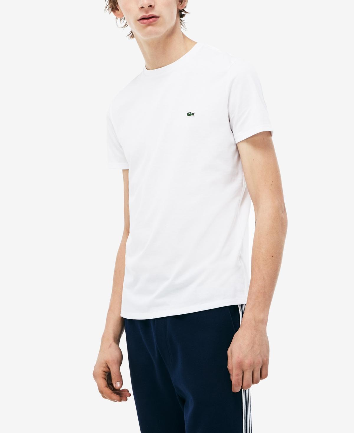 Lacoste Mens Classic Crew Neck Soft Pima Cotton T-Shirt Product Image